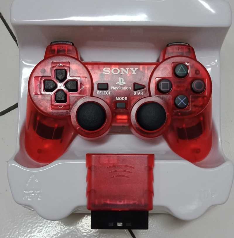 Stik Stick PS2 Warna Merah Kualitas bagus - Gambar 2