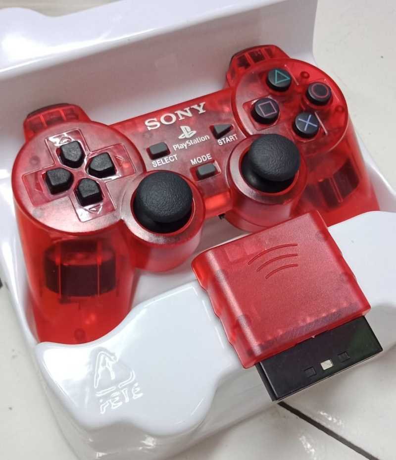 Stik Stick PS2 Warna Merah Kualitas bagus - Gambar 3